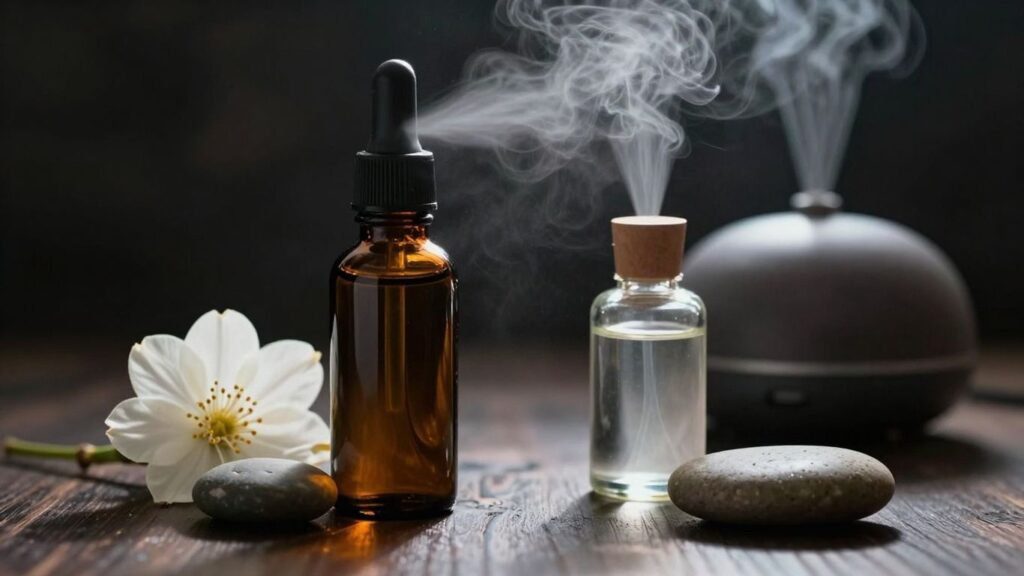 Indonesian Patchouli Oil: Origins, Grades & Complete Guide for B2B Buyers 5 Patchouli oil bottles for perfumery and aromatherapy.